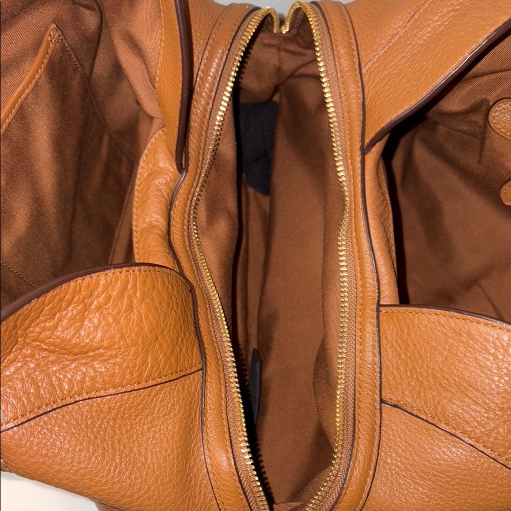 Coach Brown Leather Shoulder Bag - Picture 5 of 10